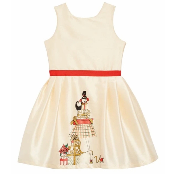 NWOT FIVELOAVES TWOFISH CHRISTMAS DRESS - Picture 2 of 5